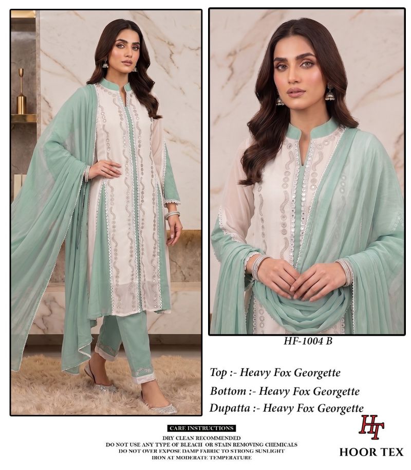 Hoor Tex 1004 A To D Faux Georgette Salwar Kameez